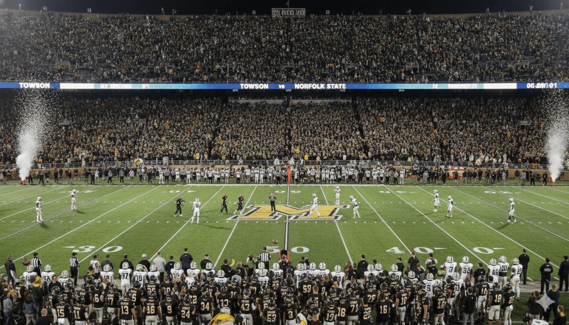 Towson Tigers Football vs Norfolk State Football