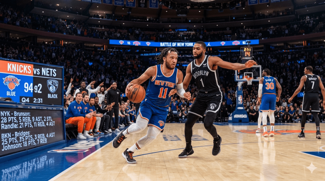 Knicks vs Brooklyn Nets Match Player Stats