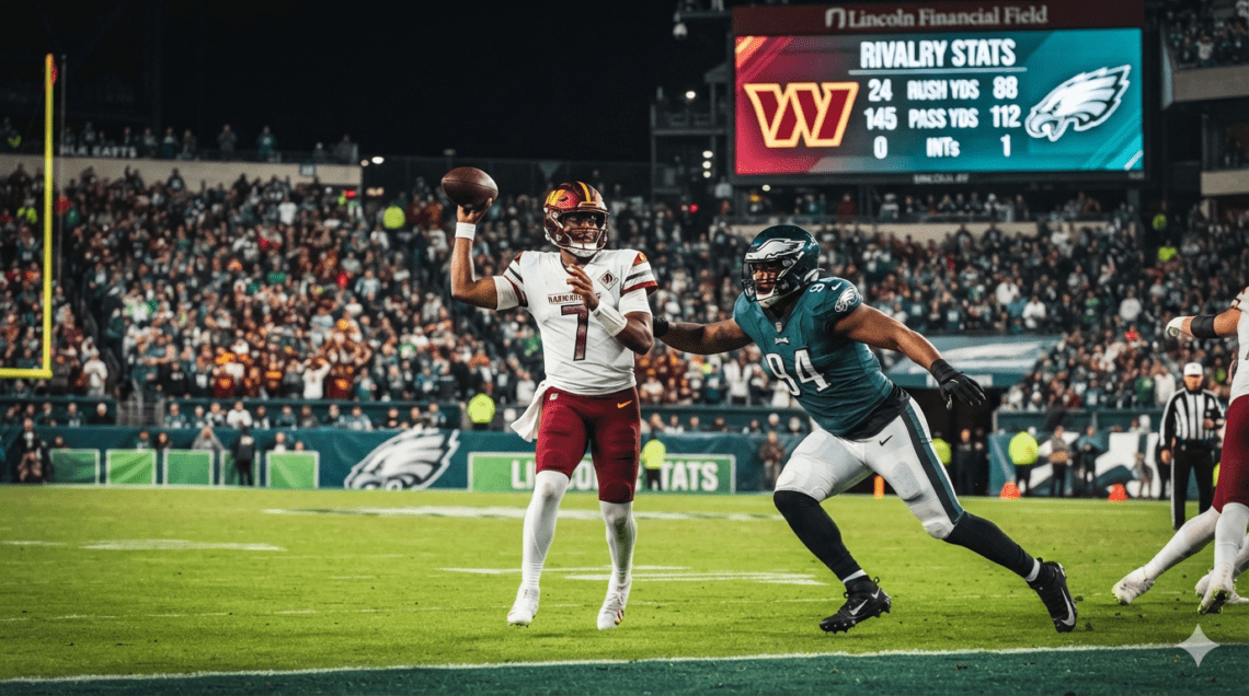Washigton Commanders vs Philadelphia Eagles Stats