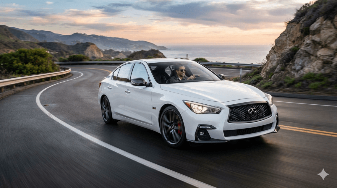 Infiniti Q50 Red Sport